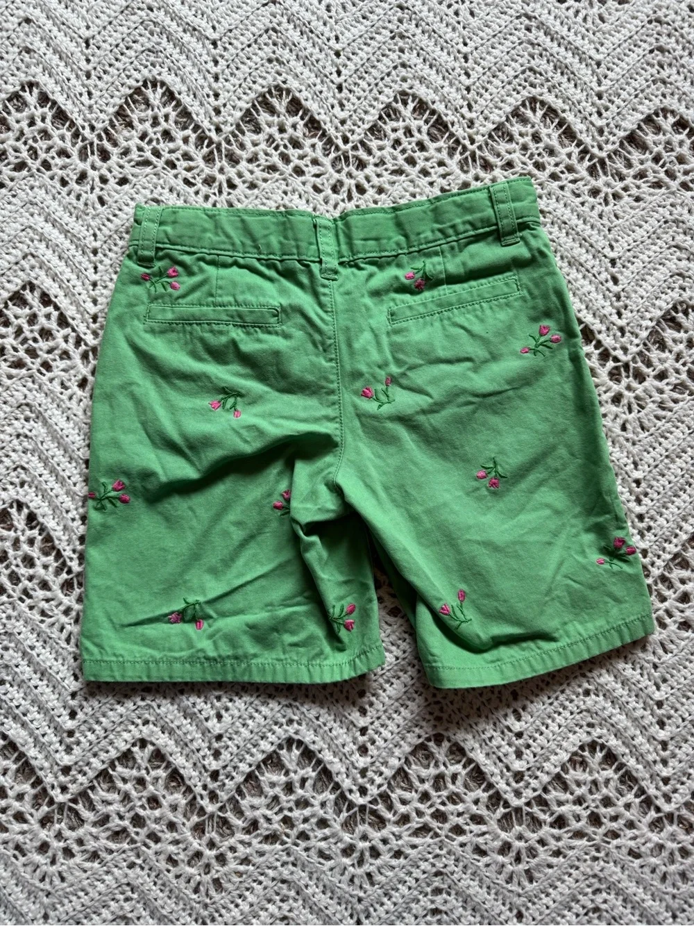 Y2K Gymboree Girl Shorts Size 7/8 Adjustable Colorful Play Clothes
